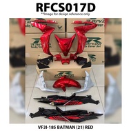 Body Cover Set Rapido VF3i SYM 185 BATMAN (21) Red Purple Black Accessories Motor SYM185 ABS VF3i Co
