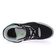 Air Jordan 3 Retro "Green Pin" Michael AJ3 Generation Mid-Cut Casual Sports Culture Basketball Shoes