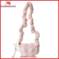 👜Fashion👜Women Shoulder Bag Drawstring Cloud Pleated Ladies Tote Bags Fashion Casual Solid Color Nylon Simple Messenger Bag🚚Arrive 1-3 Days🚚
