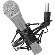 Microphone Shock Mount Mic Holder For Samson Q2U Shure SM58 ATR2100-USB Behringer Xm8500, Mic Clip H