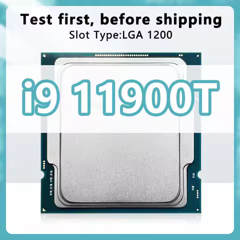 Core i9-11900T CPU 14nm 8 Cores 16 Threads 1.5GHz 16MB 35W 11th Generation Processor LGA1200 for Z49