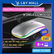 Wireless Bluetooth Mouse RGB 2.4Gh Wireless Silent Mouse Game Mouse Computer Mouse Wireless Mouse Co