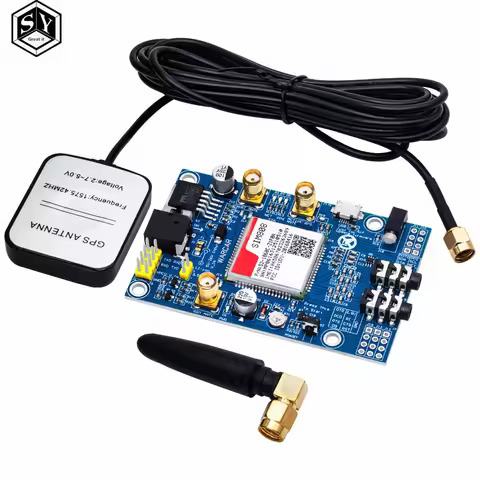 SIM808 instead of SIM908 module GSM GPRS GPS Development Board IPX SMA with GPS Antenna available fo
