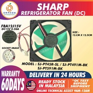 SJ-PT491M-BK SJ-PT591M-PK DC15V SJ-PT45R-SL 0.28A 12J15V SHARP / REFRIGERATOR FAN Mlb10 /
