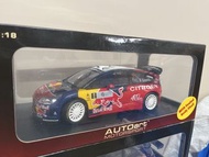 AUTOart Citroen C4 WRC 2008 Red Bull #1  1:18 模型車
