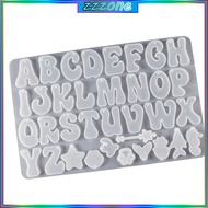 zzz 26 Letter Silicone Mould For Keychain Crafting With Animal Shape Safe For Kids