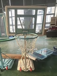32“x23” Pool Basketball Hoop, 3.1FT-4.1FT Height Adjustable Poolside Basketball Hoop,Include Air Pum
