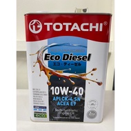(oil change provided)Totachi 10W40 semi synthetic engine oil for diesel engine minyak engine diesel