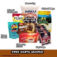 [#P-08] Paket Sembako Murah Lengkap beras gula kopi biskuit teh