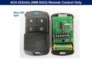 Autogate Remote Control Set - 2CH / 4CH 433mhzDip Switch Code Type (Wireless Remote & Receiver)