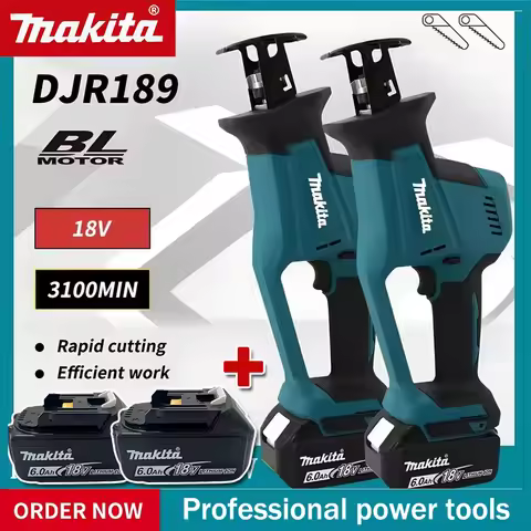 Makita DJR189 Cordless Electric Reciprocating Saw Brushless Rechargeable Wood Metal Cutting Saw Port