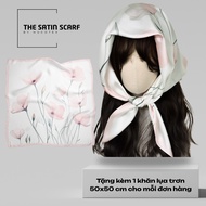 High quality patterned silk scarf, square bandana scarf 68*68 cm with diverse designs - P13