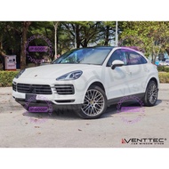 Porsche Cayenne Coupe 2019-Above Venttec Door Visor Accessories