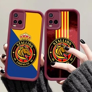 Burgundy Case for VIVO Y33s Y21 Y21s Y02 Y02t Y33t Y02a Y21a Y21e D-13 Stallion-Lagun
