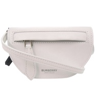 近新 Burberry Mini Olympia Micro 單肩包，小牛皮，白色，單肩包，1287 [二手] BURBERRY