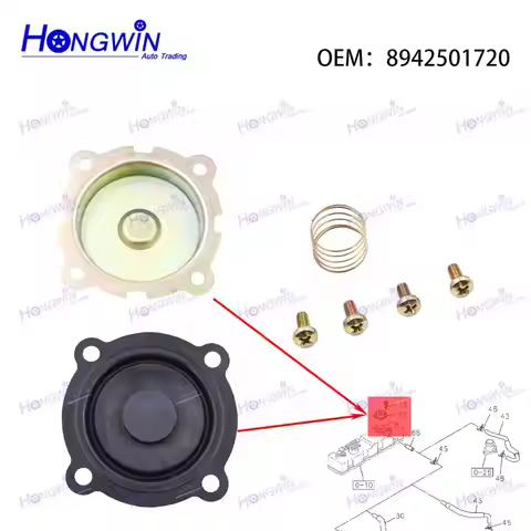 1/3PCS 8942501720 8971198870 Crankcase Ventilation Valve For Isuzu 4JA1 4JB1 NKR77 NKR55 4JH1 4JG1