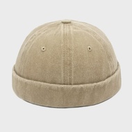 Four Seasons Cotton Print Docker Cap Brimless Hat Beanie Landlord Sailor Cap Men and Women 116