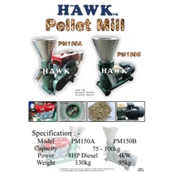 Hawk Pellet Mill PM150B c/w 4kW/3PH Teco Electric Motor