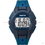 TIMEX TW5M11400 Men's Sports Digital Watch IRONMAN Essential 10-Lap Memory 42mm Resin Strap Blue *Original
