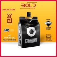 BOLD 𝕏 SIRIM 4T 15w50 1L Fully Synthetic MA2 Motorcycle Engine Oil Minyak Hitam Motor Motosikal 15w-