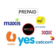 PREPAID RELOAD (Direct Topup) RM10, RM20, RM30 . TNG PIN