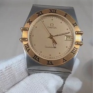 「JL精品代購」97新 Omega星座金圈 全自動機械錶