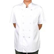 เสื้อเชฟ แขนสั้น คอตั้ง Size S Premium CJH