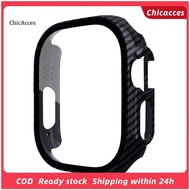 ChicAcces Watch Case Anti-scratch Shock-proof Drop-resistant Waterproof All-inclusive Watch Protective Case for Apple Watch Ultra 49mm Dial
