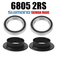 ✪6805 2RS Shimano Sealed Bearing and Cap Cover Bike Bottom Bracket Repair Set.▼