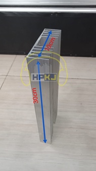 HEATSINK HEAT SINK PENDINGIN POWER HS 30CM 5 SIRIP 10 sirip 4MM TEBAL
