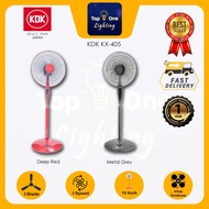 KDK KX405 KX-405 16" Stand Fan / Kipas Berdiri (Deep Red / Metal Grey)