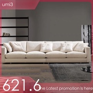 Living ZZZPH Sofa Fabric Room Scandinavian Latex Sponge Family Sofas Chair 2.1M 2.4M 2.7M 4 Seated A