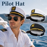 Universal Air Force Cap Pilot Cap For Aviation Themed Party Costume