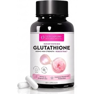 DermaPure+ Glutathione Whitening Pills 2-in-1, 600mg with Rose Oil Extract – Skin Lightening & Deodo