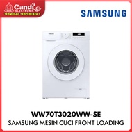 samsung mesin cuci front loading ww70t3020ww-se