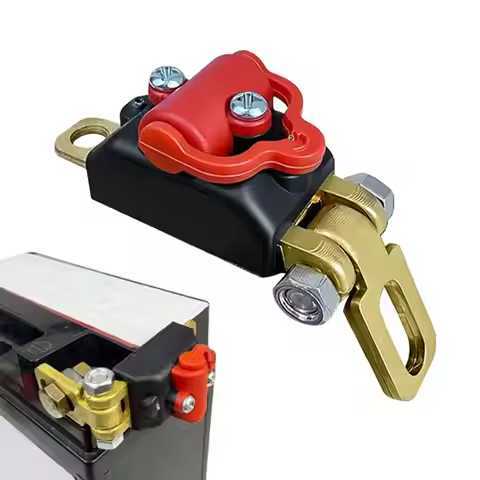 12V Motorcycle Battery Interrupter Switches Brass Battery Interrupter Breaker For ATV Motorcycle Car