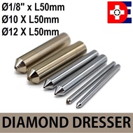 Grinding wheel Diamond dresser single point [carat / dia] [1/8" 1.0CT/0.25 10/12MM]