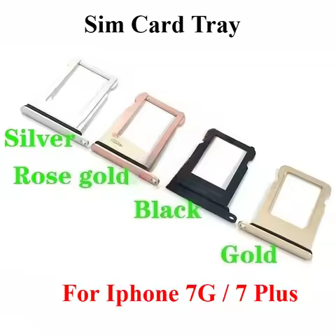 Sim Card Tray Slot Holder For Iphone 7 7G 8 8G Plus Sim Card Slot Tray Holder Sim Card Reader Socket