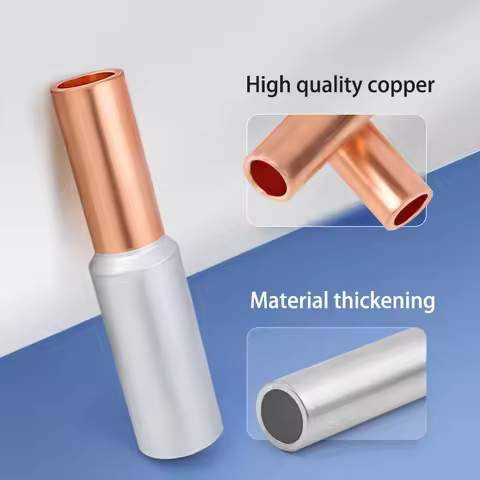 1/5Pcs GTL-10/16/25/35/50/70 Copper Aluminum Crimp Terminal Thickening CU-AL Tube Cable Wire Bimetal