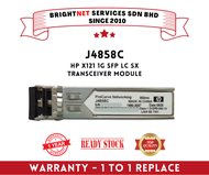 [READY STOCK] HPE ProCurve J4858C HPE X121 1G SFP LC SX 850nm 550m DOM LC MMF Transceiver Module