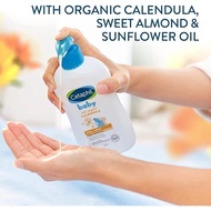 Cetaphil Baby Wash & Shampoo 400ml + Daily Lotion 400ml Set – Calendula Soothing Care for Delicate B