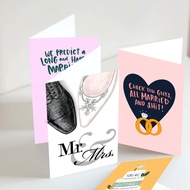 Wedding Wishes Greeting Card (Wedding 01) Wedding Anniversary Greeting Card