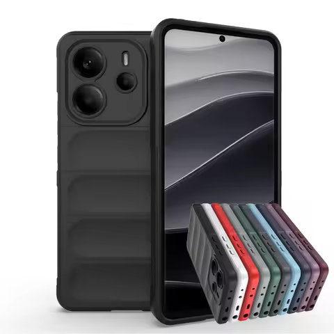 For Redmi Note 14 4G 24117RN76G Global Cover For Redmi Note 14 Case 6.67 inch Rubber Shockproof Soft