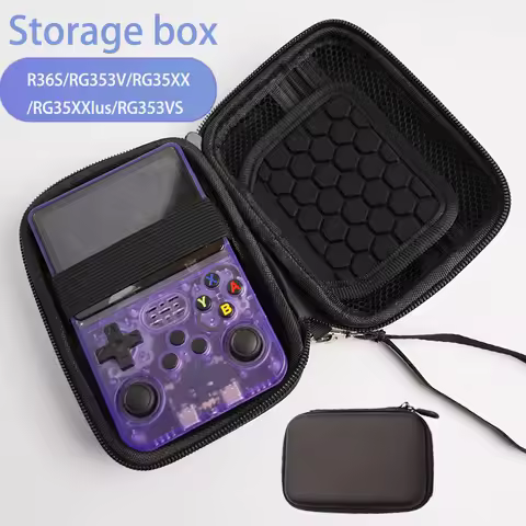 Compatible with storage cases for gaming consoles such as R36S/RG353V/RG35XX/RG35XXlus/RG353VS