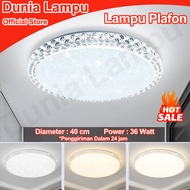 Dunia LED Ceiling Lights 3 Colors Ceilling Round Lamp Lights For Living Room/Bedroom/Kitchen 40Watt Ceiling Decorative Lights