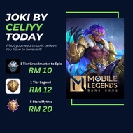 JOKI &amp; BOOSTING RANK BY CELIYY 1 TIER RANK / CLASSIC UP WINRATE MOBILE LEGENDS