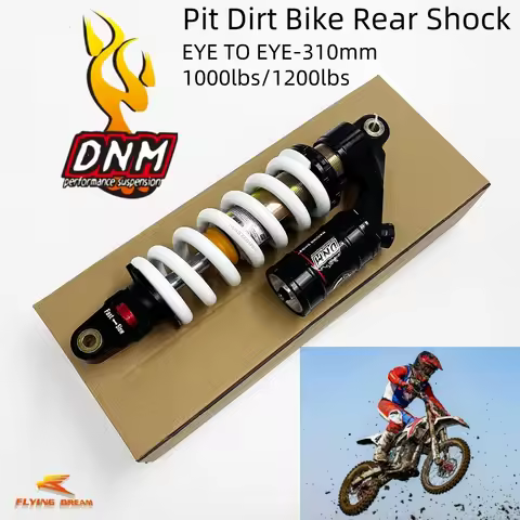 Pit Bike Suspension DNM MT-RC Double Adjustable Rear Shock Absorber 310mm 1000lbs for Motocross ATV