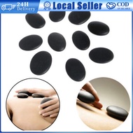 1pc Hot Stone Massage 3X4 6X8 7X7cm Energy Basalt Stone for Massage Spa Heater Box Pain Relief
