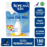 Tropicana SLIM LOW FAT MILK 180GR | Fat LOW MILK | Diet Drinks