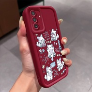 Casing hp for Samsung A17 4G A17 5G M17 5G F17 5G Case Rabbit Life CuteYANG Silicone Case Cesing Sof